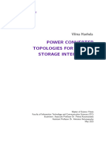 Power Converter Topologies for Energy Storage Integration