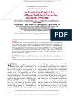 Model Predictive Control For Single-Phase Switched-Capacitor Multilevel Inverters