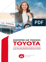 Mantenimientos Toyota