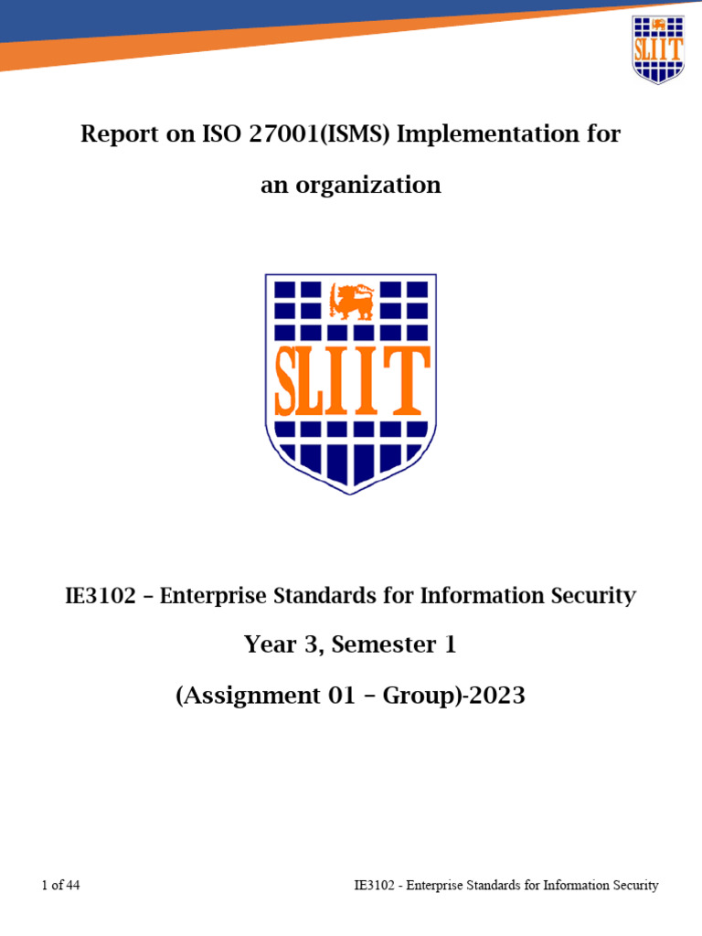 ISO 27001 Implementation Guide | PDF
