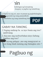 Pagbuo NG Tentatibong Balangkas 2023