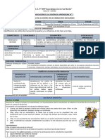 SESION DE APRENDIZAJE #7 4to en La Familia Nos Educamos