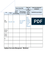 Succession Planning Template 28