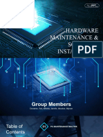 Computer Hardware Technology PowerPoint Group 1
