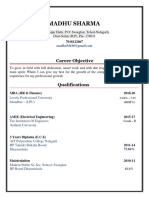 Madhu Resume