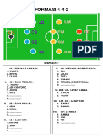 Formasi - 4 4 2