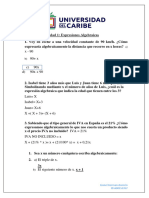 Expresiones Algebraicas 3.1