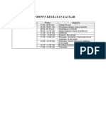 Rundown Acara LATGAB (1 Hari)