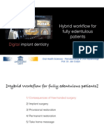 Hybrid Workflow For Fully Edentulous Patients