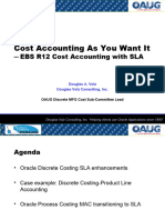 R12 SLA Cost Accounting