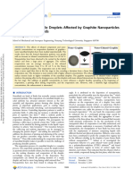 Evaporation of Sessile Droplets A Ffected by Graphite Nanoparticles and Binary Base Fluids