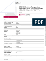 European HVAC Sensors - STO100