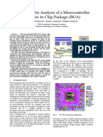 Power Integrity Analysis of A Microcontroller (Uc) Plus Its Package BGA