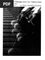 Method of Movement For Marimba - Leigh Howard Stevens | PDF