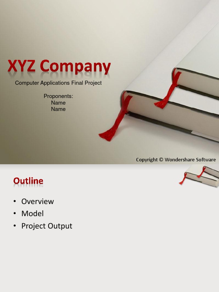 Computer Applications Final Project Proponents: Name Name | PDF ...