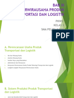 BAB III Berwirausaha Produk Transportasi Dan Logistik