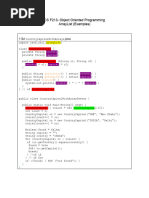 Programs - ArrayLists and LinkedList