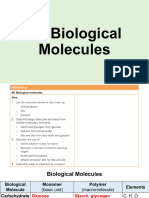 B03 Biological Molecules