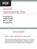 Acute Osteomyelitis