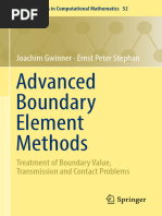 Advanced Boundary Element Methods: Joachim Gwinner Ernst Peter Stephan