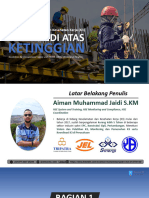 BEKERJA DI ATAS KETINGGIAN Guidelines For Occupational Safety and Health (OHS) Working at Heights