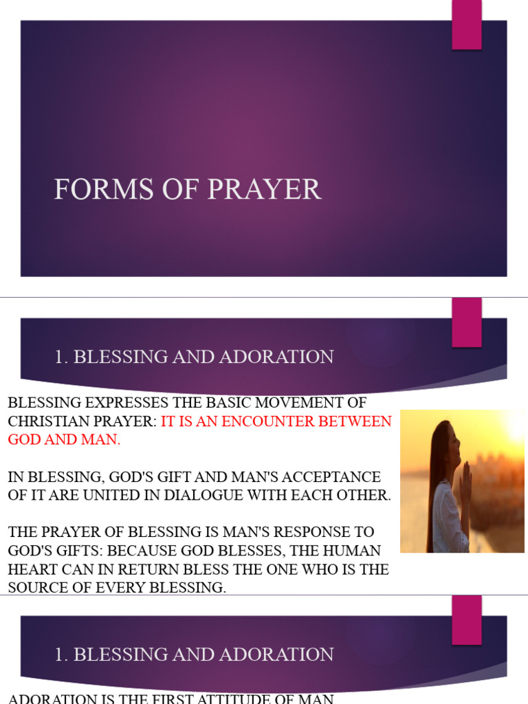 Forms of Prayer PDF Prayer Intercession