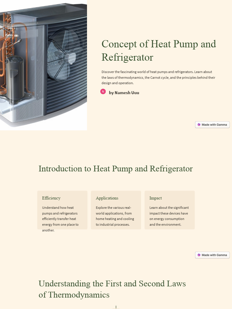 Heat Pumps and Refrigerators Explained | PDF | Heat Pump | Heat