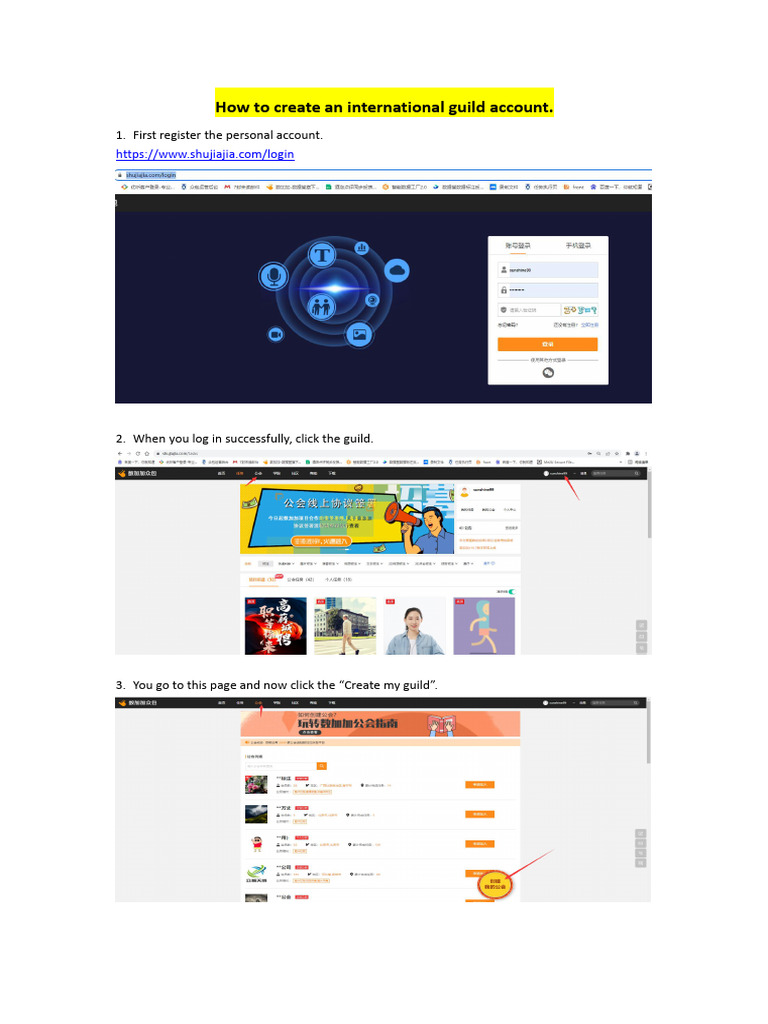 Guideline For Creating An International Guild Pdf