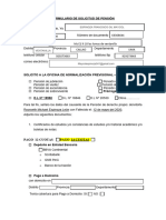 Formulario de Solicitud de Pension de Orfandad Por Estudios