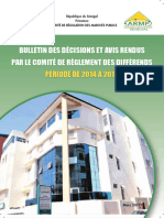 Bulletin Des Decisions Et Avis CRD-2014-2015