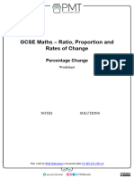 E. Percentage Change