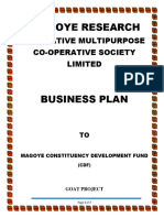 Magoye Innitiative Business Plan