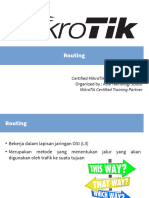 MTCNA - 06 - Routing