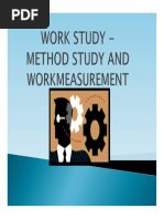 WORK STUDY - Method Study & Time Study All in One