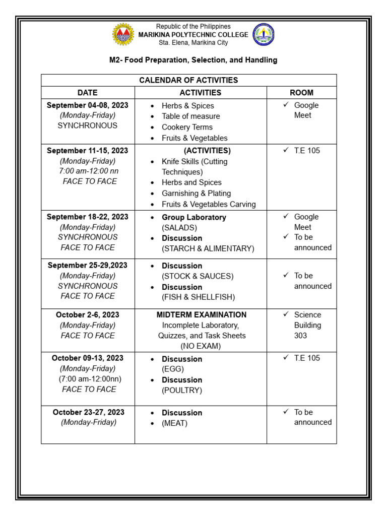 Atlantic City Activities Calendar