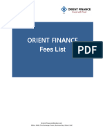 Orient Financial Brokers Fee's List Profile 6 (MT5)