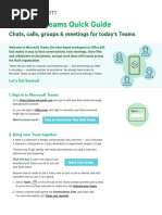 Microsoft Teams Quick Guide
