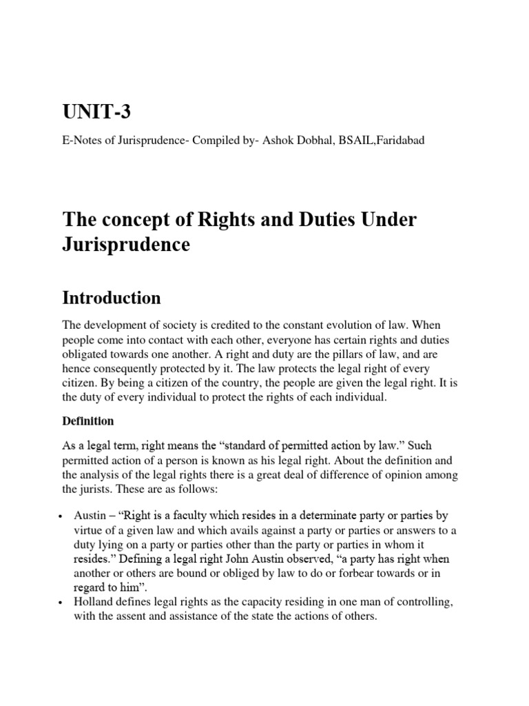 Unit 3 Notes For 6th Sem Jurisprudence PDF Real Property