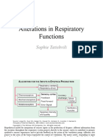 Alterations in Respiratory Functions