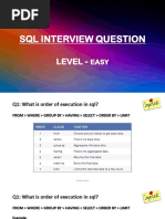 SQL Interview Questions N Answers-Easy