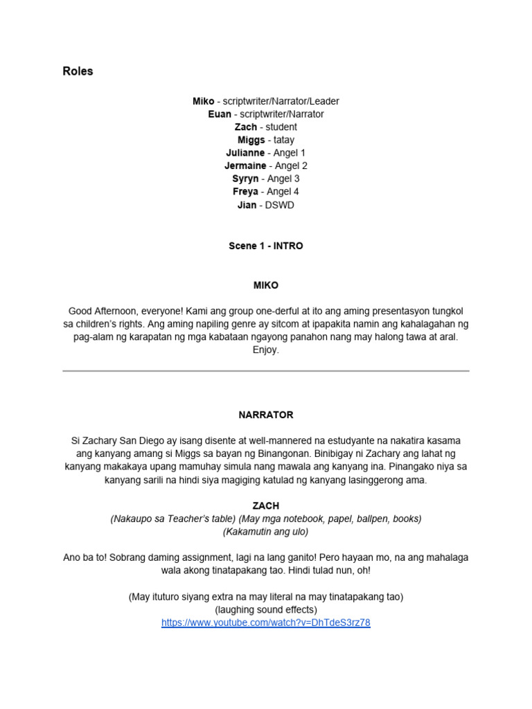 Script (Journ) | PDF