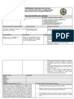 Ficha de Control de Lectura - Toxicos