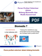 Peran Profesi Veteriner Dalam Bidang Biomedis Dan Medik Konservasi