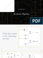 Boolean Algebra-Karnaugh map