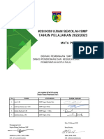 KISI - KISI USBN PPKN 2022-2023