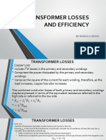 Transformer Losses and Efficiency