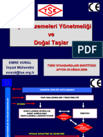 Yapı Malzemeleri Yönetmeliği Ve Doğal Taşlar