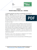 PROJETO MARÇO VERDE 2023 Convite Cruzeiro Do Sul