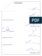 Fractional Indices 1ma1 Higher Exam Questions