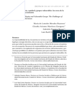 Acceso A La Justicia Equidad y Grupos Vulnerables Los Retos de La Accesibilidad y La Inclusion